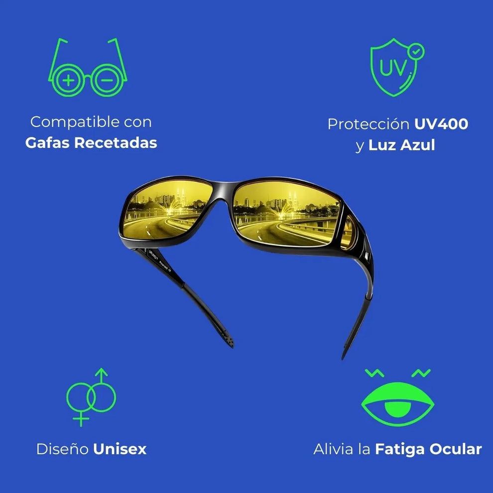 2 x 1 | GAFAS VISIÓN HD ANTIRREFLEJO PARA CONDUCCIÓN